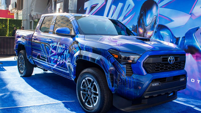 Toyota’s 2024 Tacoma Steals the Spotlight in DC’s “Blue Beetle” Movie