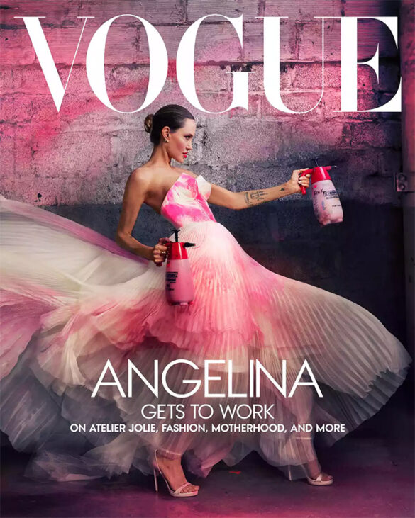 Angelina Jolie on the Vogue digital cover. ANNIE LEIBOVITZ