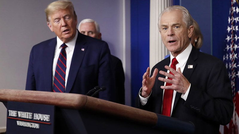 Donald Trump and Peter Navarro