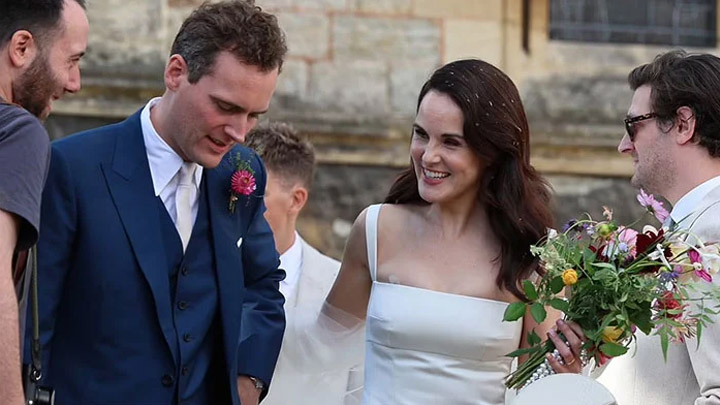  Michelle Dockery marries Jasper Waller-Bridge 7 years after tragic loss