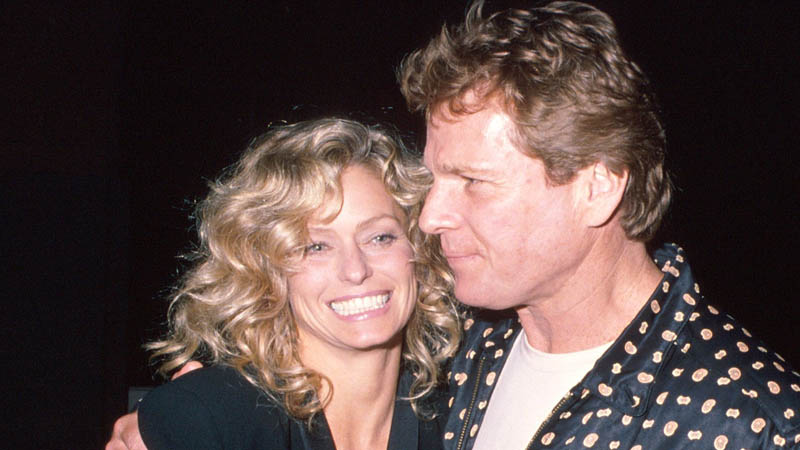 Ryan with Farrah Fawcett