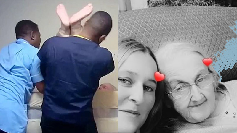  Family Unveils Abuse of 89-Year-Old Grandmother with Dementia by Carers, Using Hidden Camera in Her Bedroom After Noticing Injuries