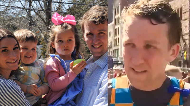  Patrick Clancy Runs Boston Marathon in Honor of 3 Children Killed by Wife Lindsay Clancy