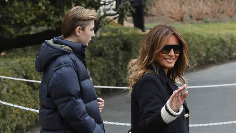barron and melania