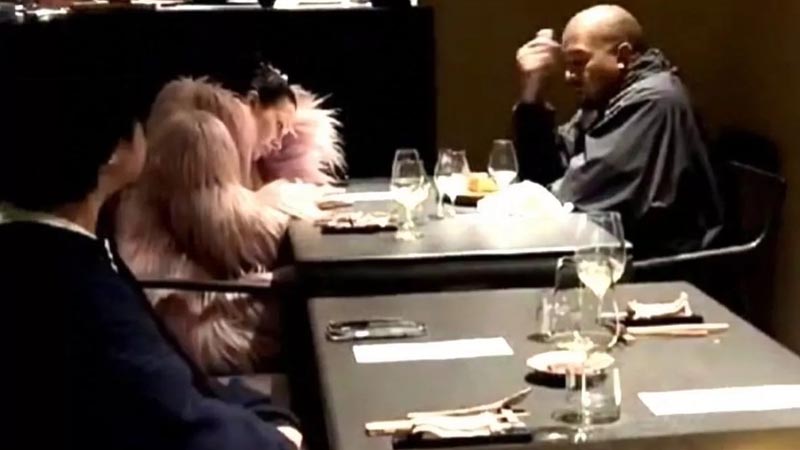 Kanye West and Bianca Censori
