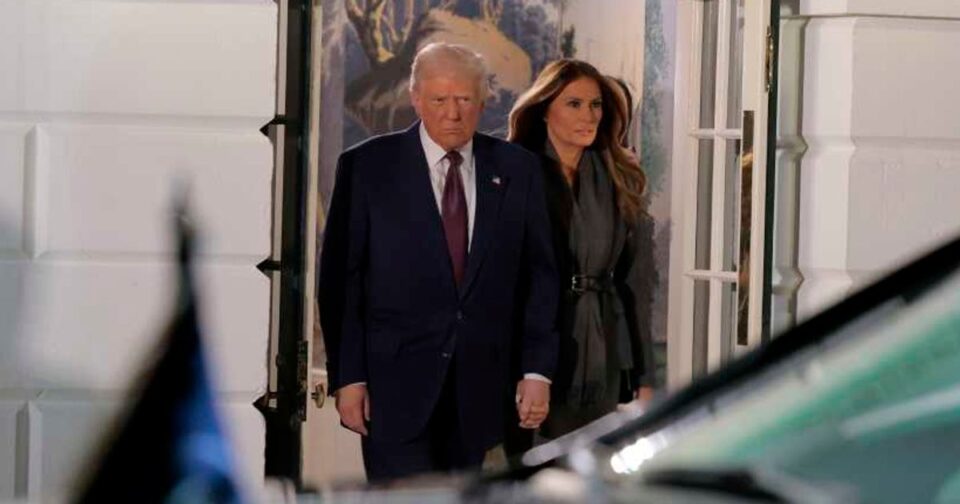 Donald Trump and first lady Melania Trump