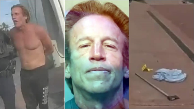Texas man chased woman