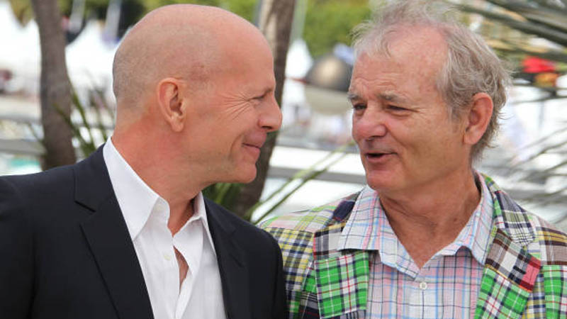 Bill Murray with Bruce Willis