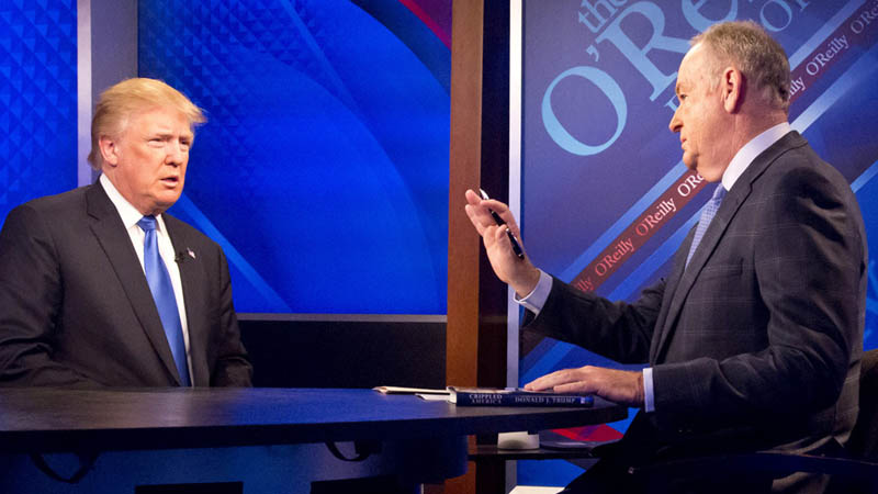 Bill O'Reilly and Donald Trump