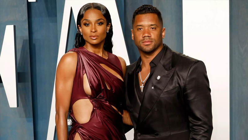 Ciara and Russell Wilson