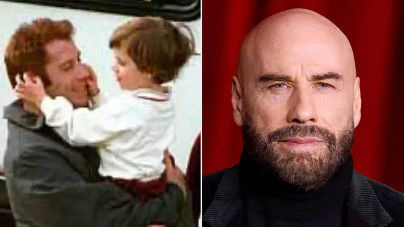 John Travolta and Son