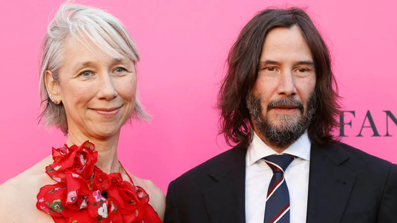 Keanu Reeves and Alexandra Grant