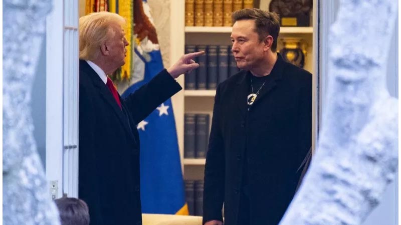 Donald Trump and Elon Musk