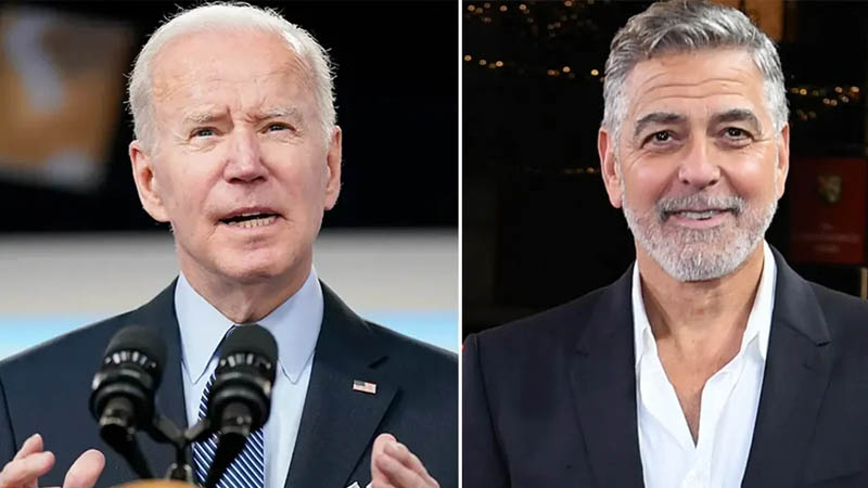 George Clooney and Biden