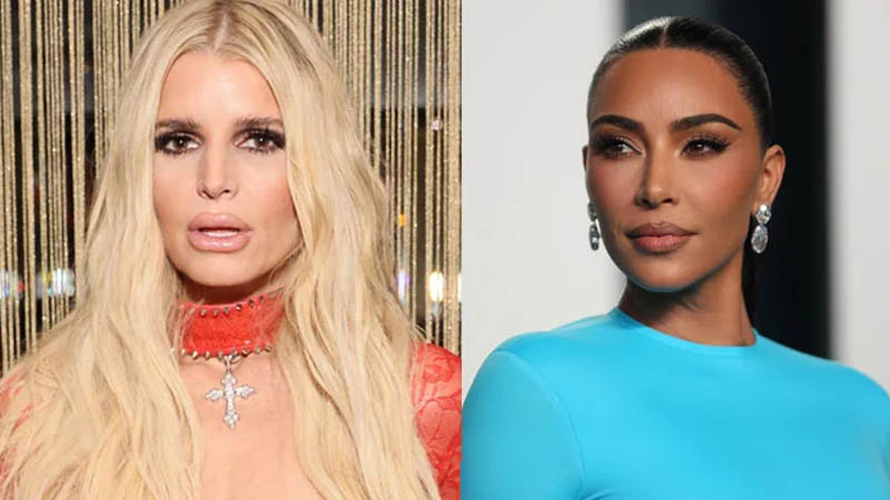 Jessica Simpson and Kim Kardashian