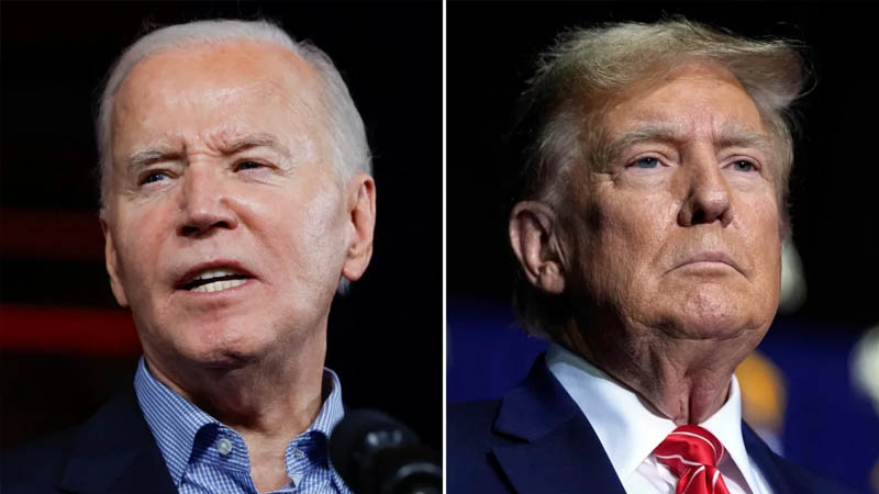 Joe Biden and Donald Trump
