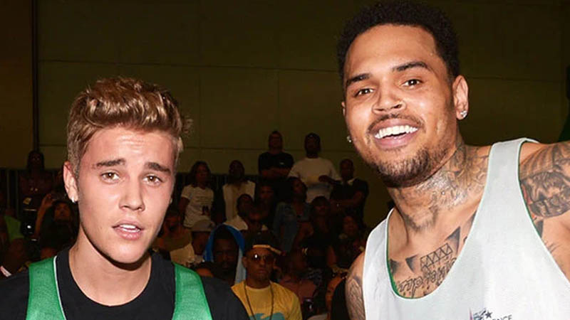 Justin Bieber and Chris Brown