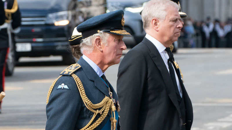 Prince Andrew and King Charles