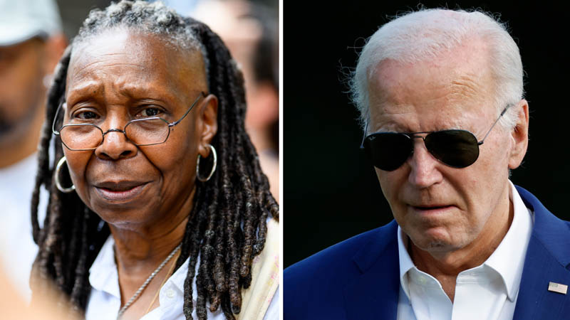 Whoopi Goldberg and biden