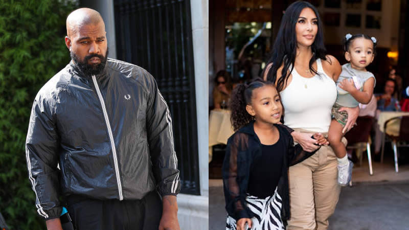 kanye west and kim kids