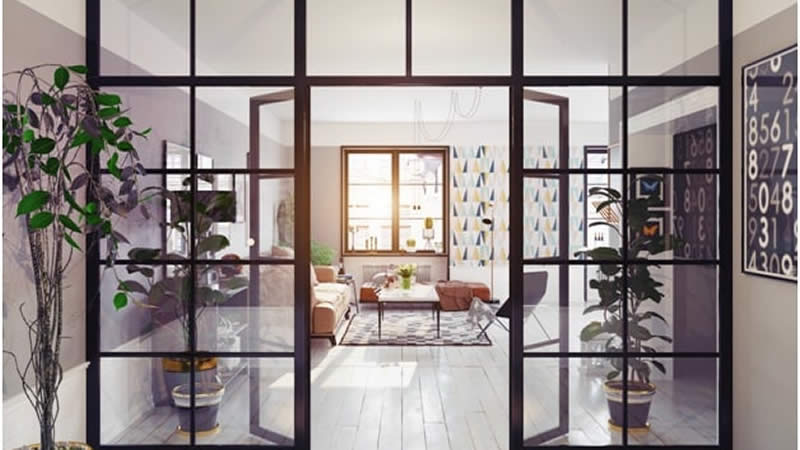 Glass Partitions and Traditional Walls