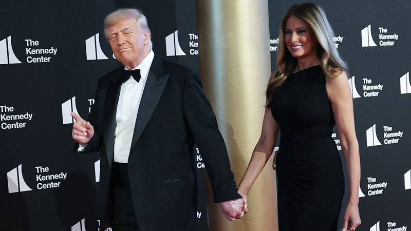 Melania and trump Les Misérables