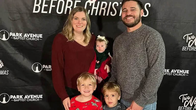 Olivia Maggs and family