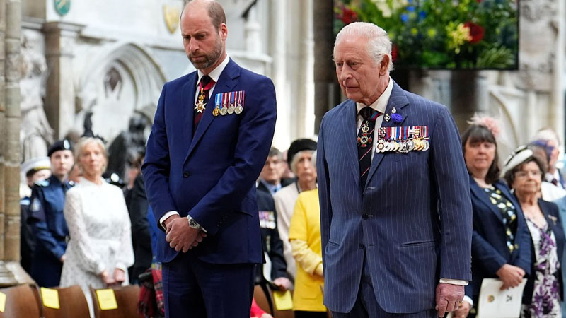 Prince William and King Charles