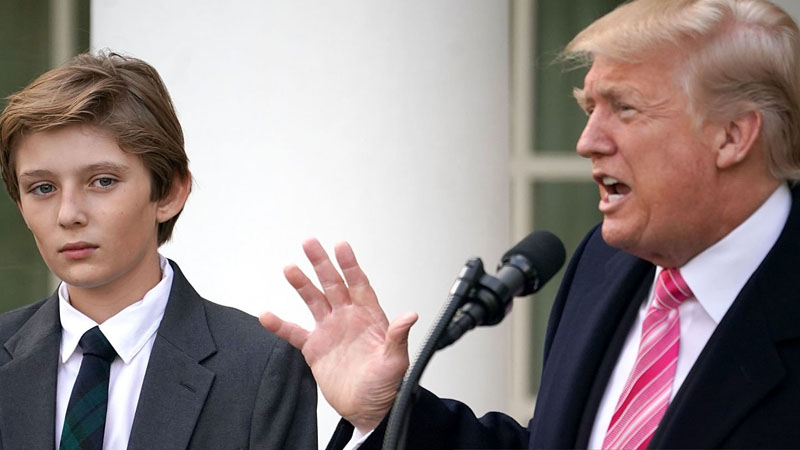 Trump and Barron
