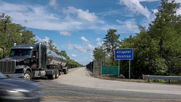 Trump Adminstation's "Alligator Alcatraz" Detention Center In The Florida Everglades Sparks Controversy (Photo by Joe Raedle/Getty Images)