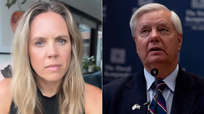 Dr Annie Andrews and Lindsey Graham