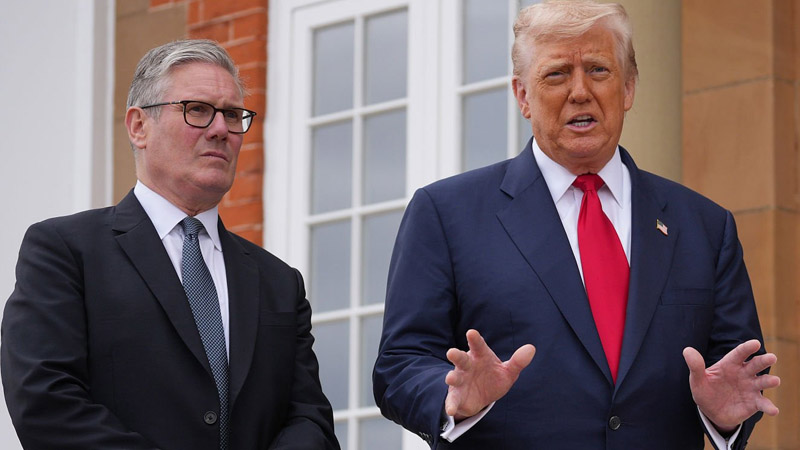 Keir Starmer and trump
