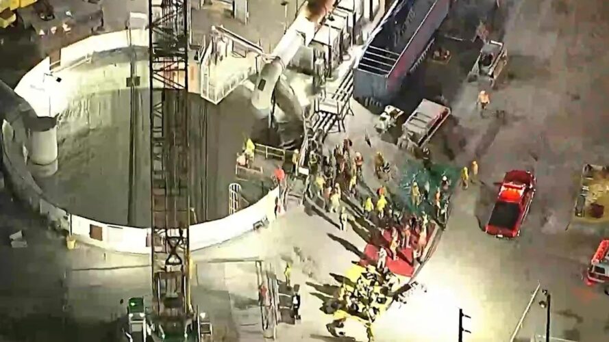 Los Angeles tunnel collapse