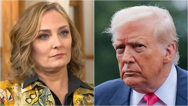 Maria Farmer and Donald Trump