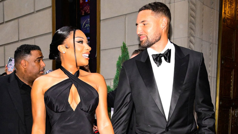 Megan Thee Stallion and Klay Thompson