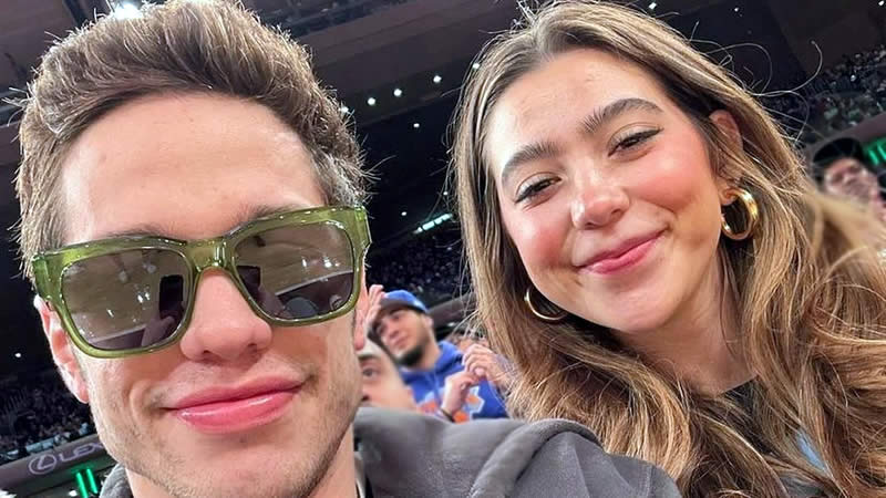 Pete Davidson and Elsie Hewitt