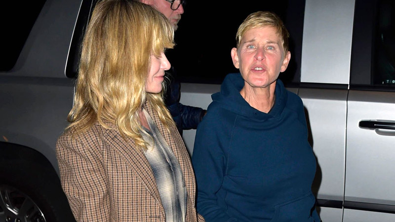 Portia De Rossi and Ellen Degeneres