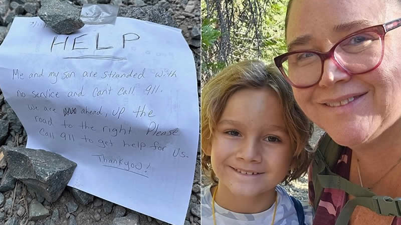 Tami Laird and her son