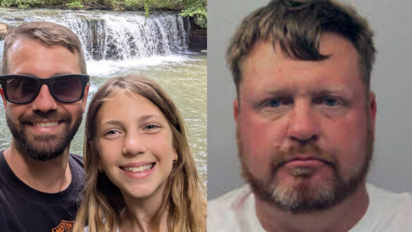 Quinten Kight (Chatham County District Court). inset: Brooklyn Mae Carroll (GoFundMe)