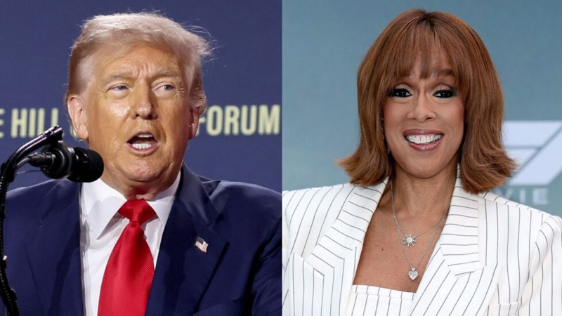 Gayle King and trump