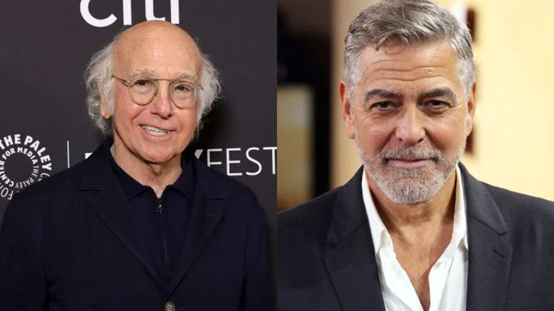 George Clooney and Larry David