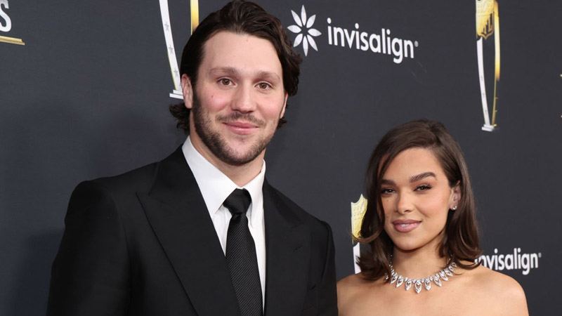 Josh Allen and Hailee Steinfeld