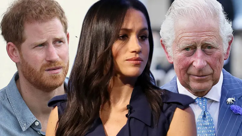 King Charles and meghan and harry
