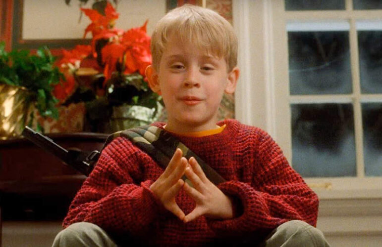 Macaulay Culkin in Home Alon