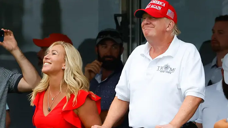 marjorie taylor greene and trump