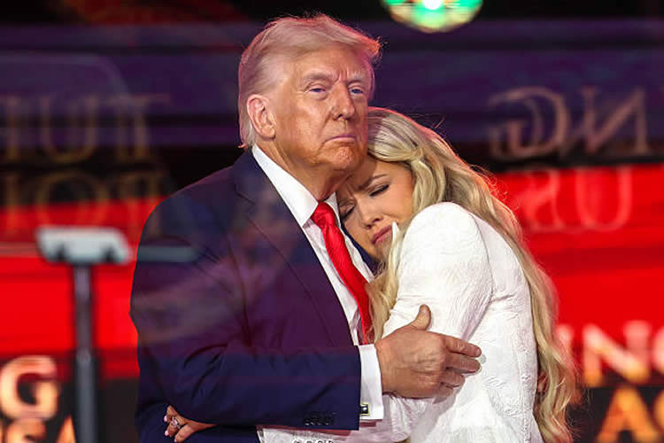 Erika Kirk and President Donald Trump