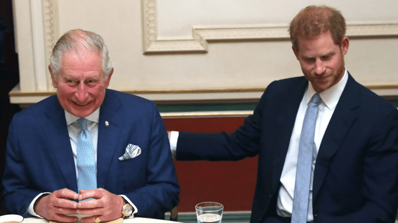 King Charles and Prince Harry