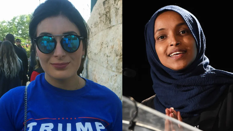 Laura Loomer and Ilhan Omar