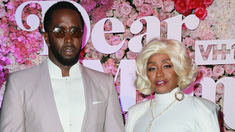 Sean Combs and his mother Janice Combs