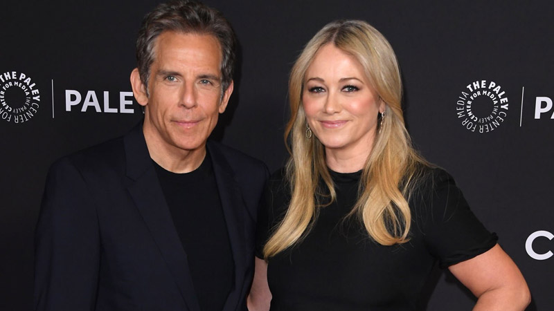 Ben Stiller and Christine Taylor